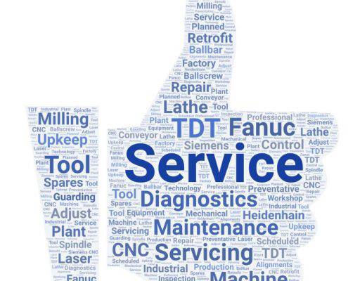 TDT Service, calibration, laser, ball bar, breakdown, repair, CNC